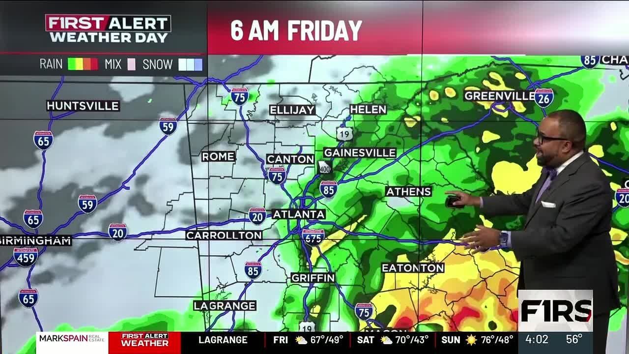 FLASH FLOOD WARNING continues for Fulton, DeKalb, Cobb and Gwinnett counties