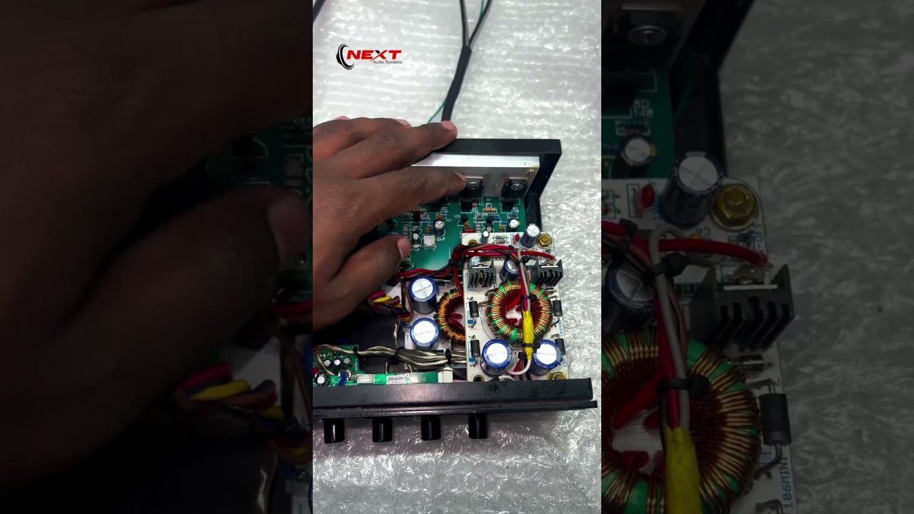 2.1 heavy bass amplifier. 12v dc input supply
