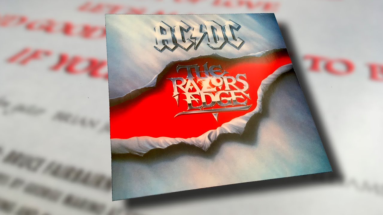 AC/DC. The Razors Edge. Black vinyl. 180 Gram. Vinyl unboxing