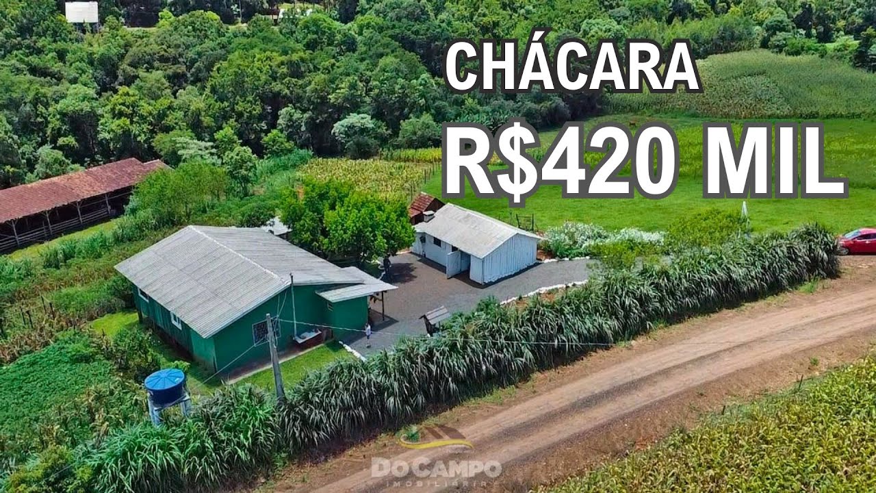 (VENDIDO) CHÁCARA À VENDA EM PINHALZIHO SC R$ 420 mil