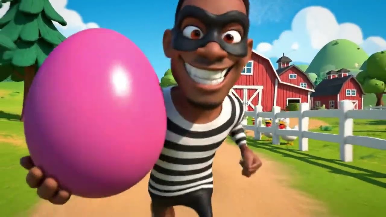 😭 Mother Hen Crying! Bad Thief Stole Colorful Eggs! 🥚🔨 | Old MacDonald Farm Rescue