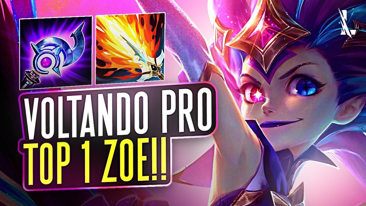 RUSHANDO TOP1 ZOE NA S20!! CONTINUA MUITO ROUBADA PRA SUBIR DE ELO!! | LoL Wild Rift