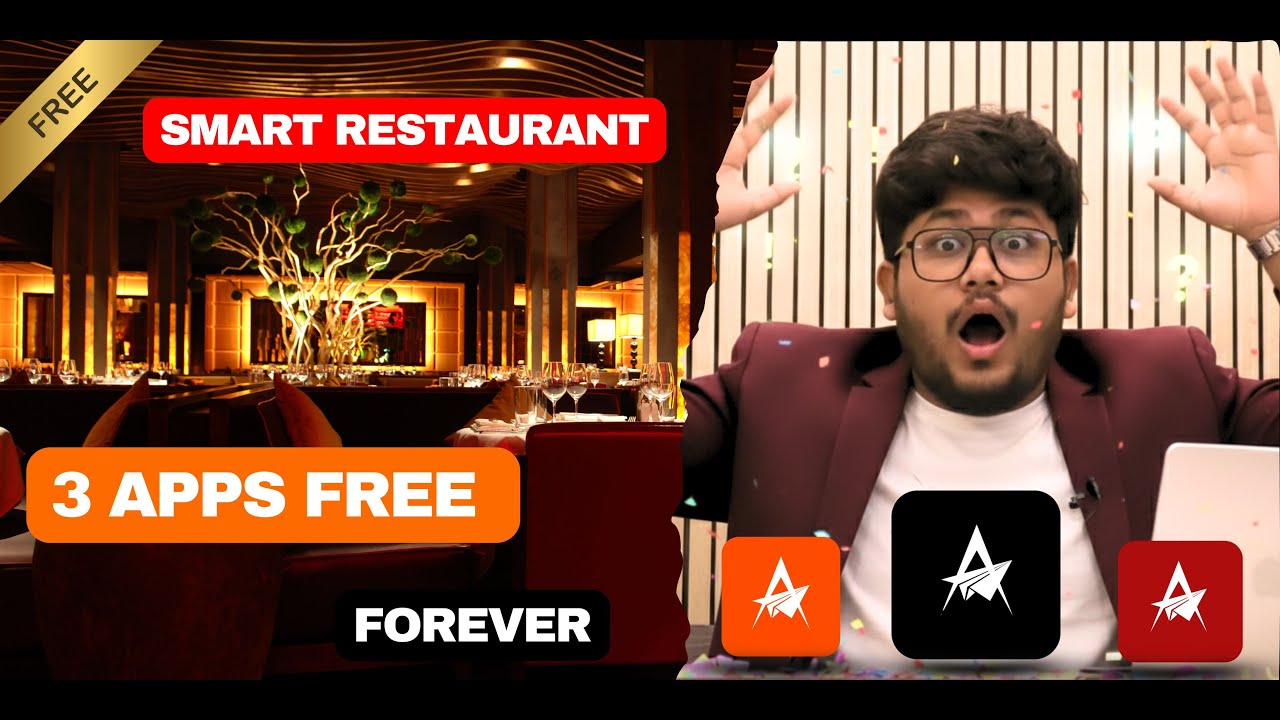 💥 Abhiko Smart Restaurant &mdash; Get 3 Apps FREE FOREVER! | Digital Restaurant Setup in 7 Minutes.