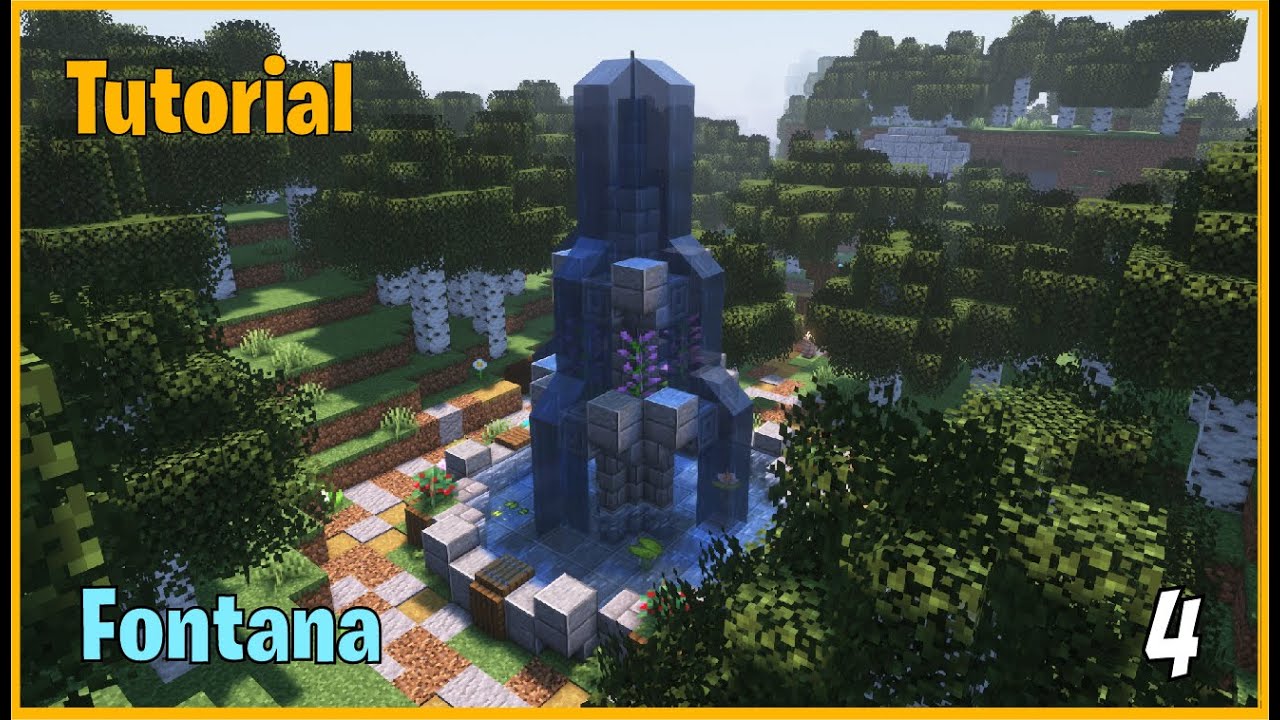 MINECRAFT TUTORIAL : Come costruire una fontana