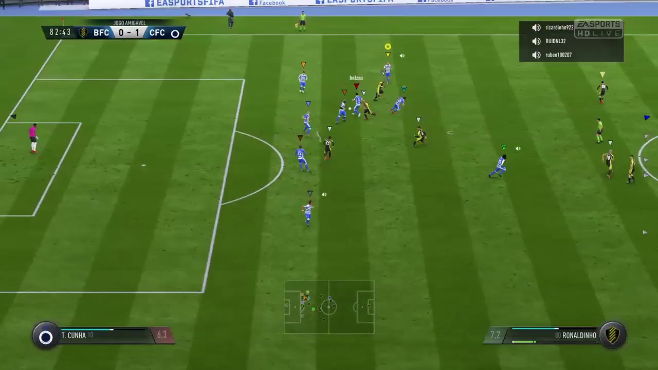 Ta&ccedil;a DA LIGA FPF  Botafogo fc eSports  vs CF CANELAS 2010 eSports