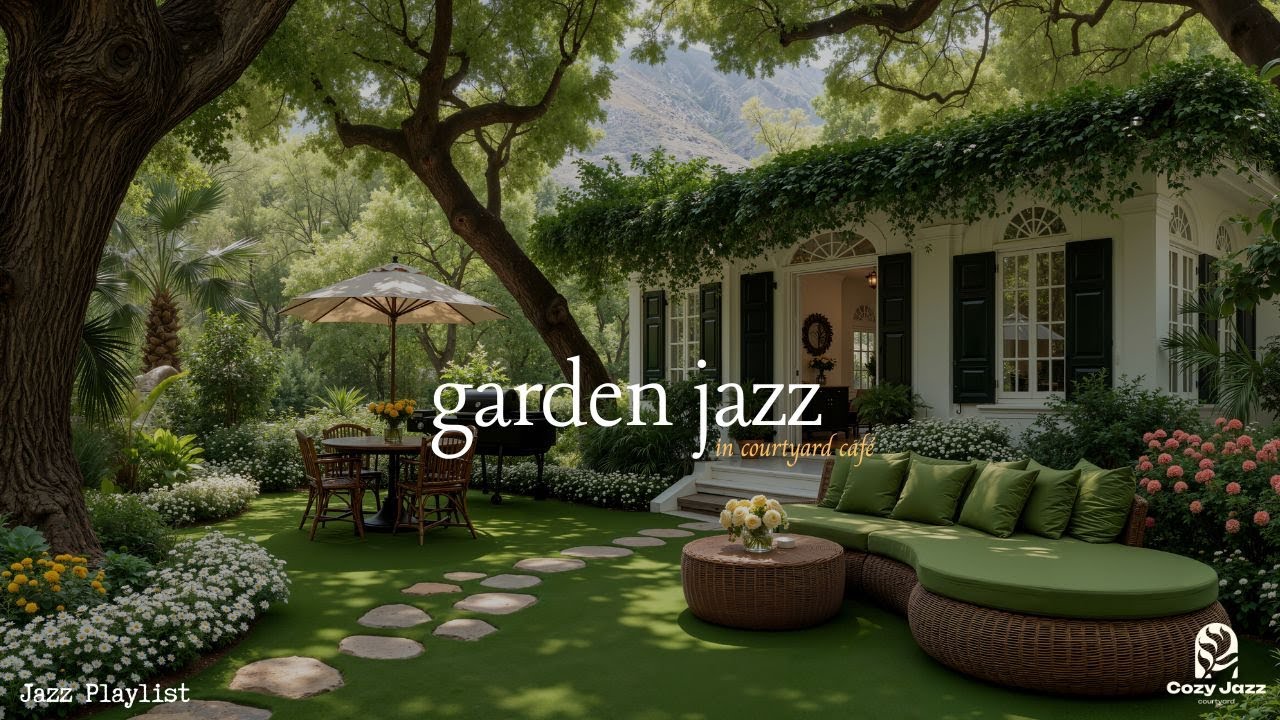 Джазовая Зона Nature Garden И Атмосфера Леса | Мягкая Джазовая Мелодия С Осенним Бризом Поднимет ...