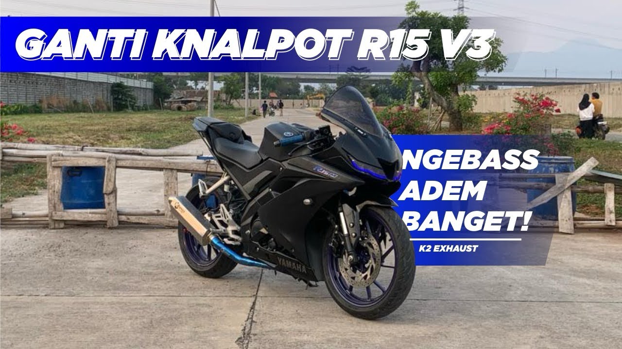 ADEM BANGET KAYA STANDAR! | GANTI KNALPOT YAMAHA R15 V3