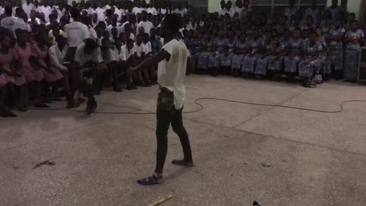 Churchez ministers at Juaben Shs on the SHS Gospel Tour 2019