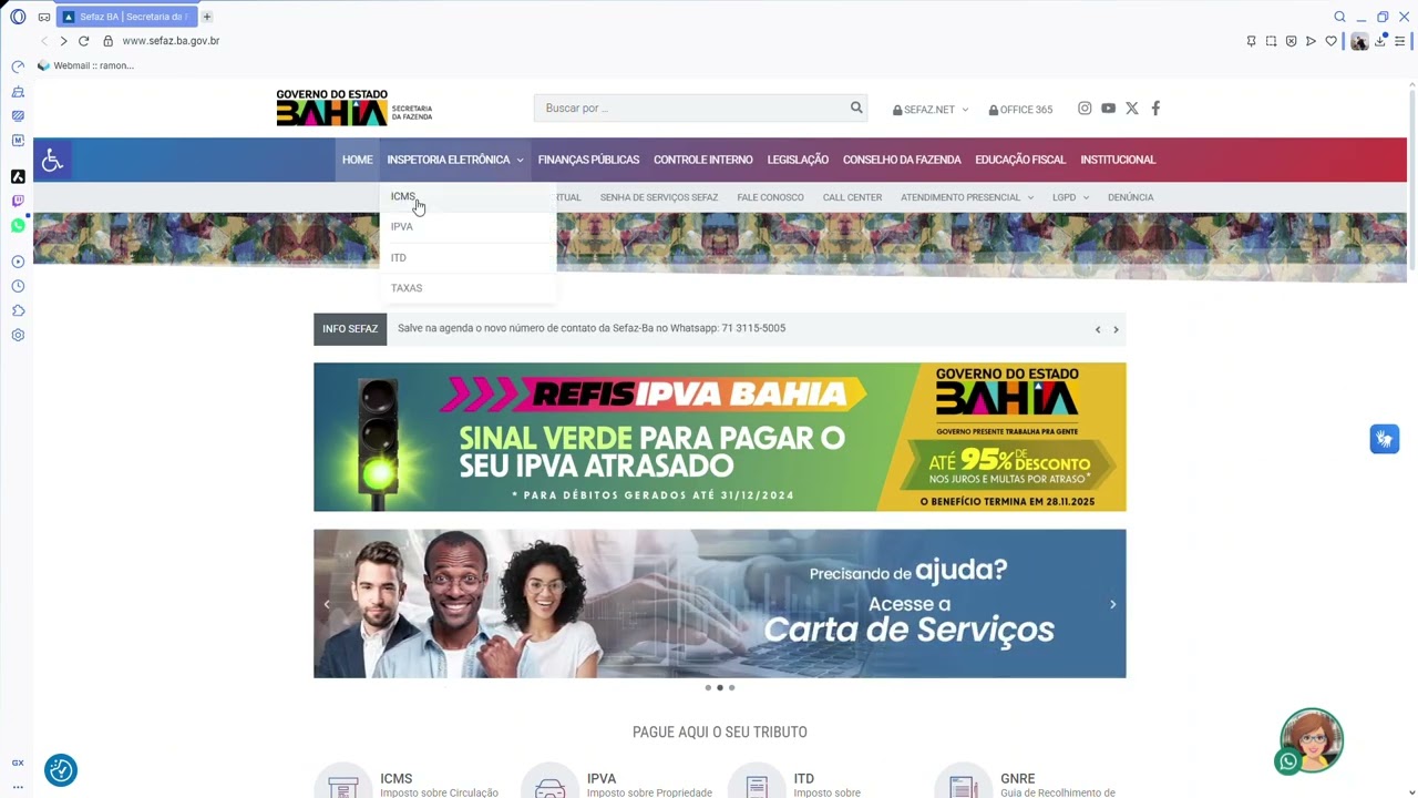COMO REALIZAR CONSULTA CADASTRAL NO SEFAZ-BA (CONSULTA DIE)