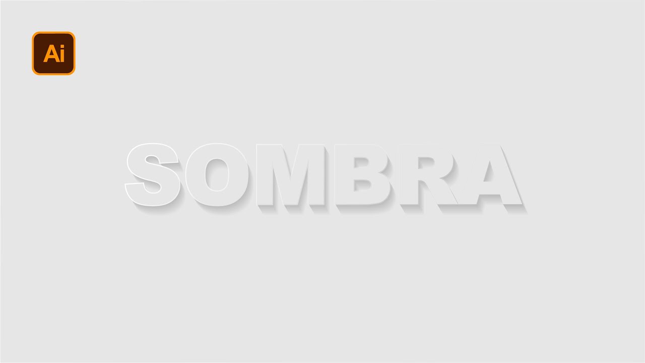 Como crear efectos de Sombras profundas en Illustrator | Tutorial