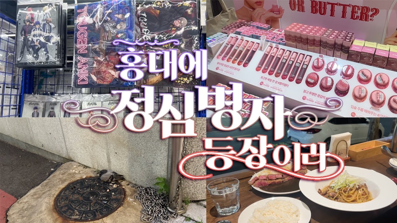 홍대에 정심병자 등장이란... vlog