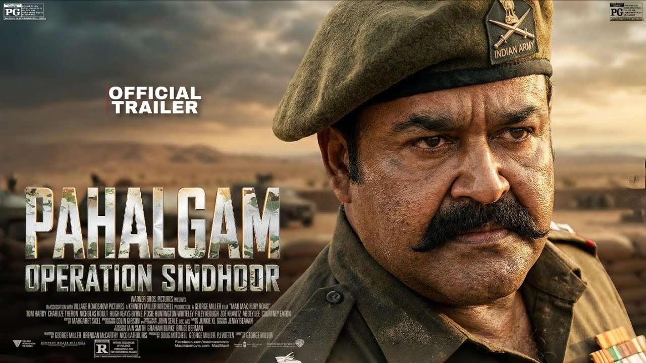 Pahalgam Operation Sindoor Teaser | Mohanlal | Major Ravi | Ashirvad