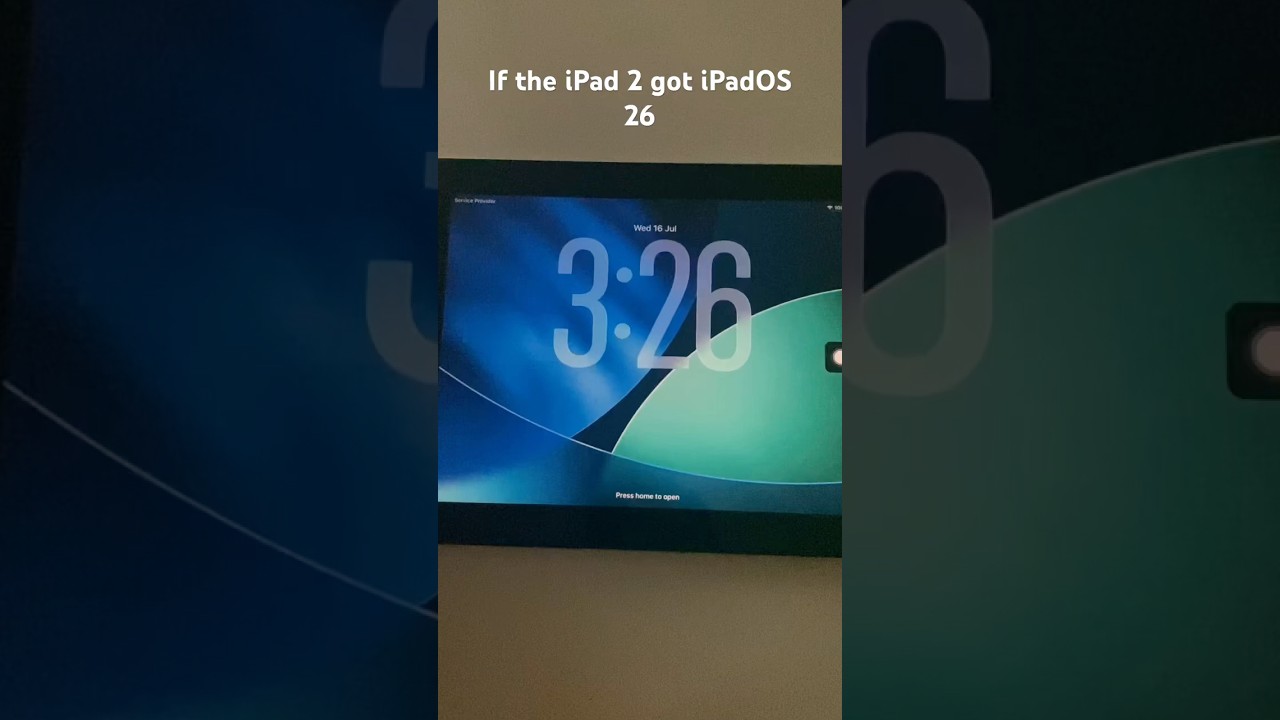 If the iPad 2 got iPadOS 26 