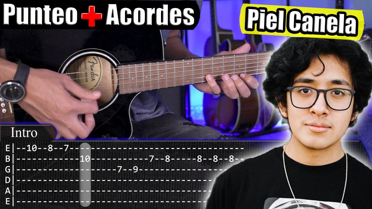 Piel Canela - Cuco - Tutorial Guitarra | Punteo y Acordes | TABS