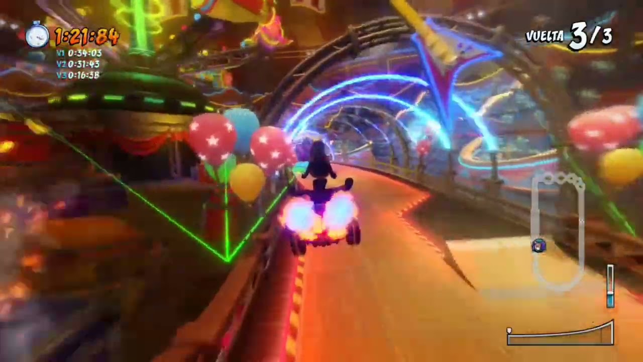 CTR:NF Koala Carnival 1:36:83 + SL 33:93 (Glitchless)