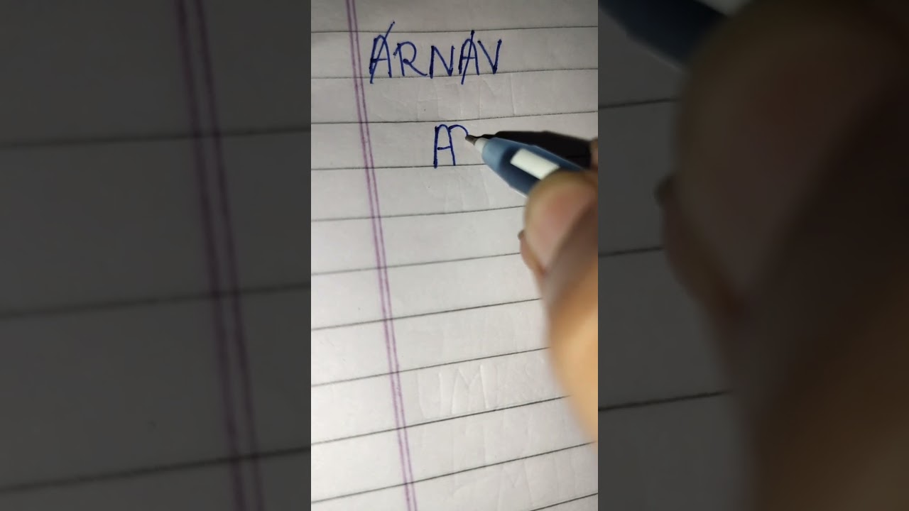 Arnav name logo/ #shorts #ytshorts #nameart #namedesign #arnavnamelogo