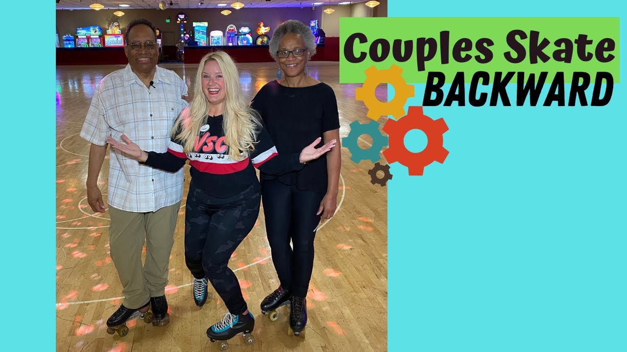 How to Roller Skate - Couples Style - Backward