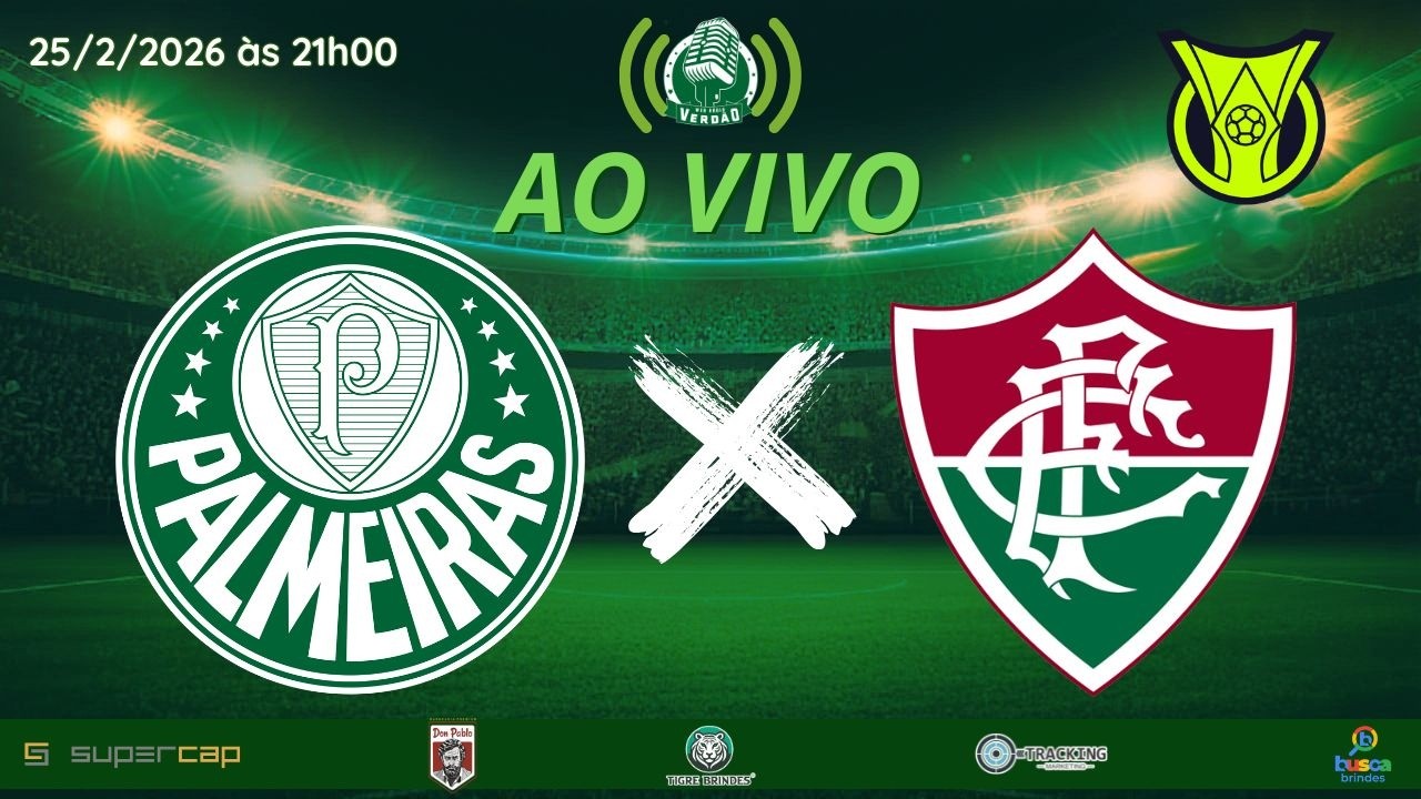 🟢 AO VIVO PALMEIRAS X FLUMINENSE ⚡ 4&ordf; RODADA DO BRASILEIR&Atilde;O 2026