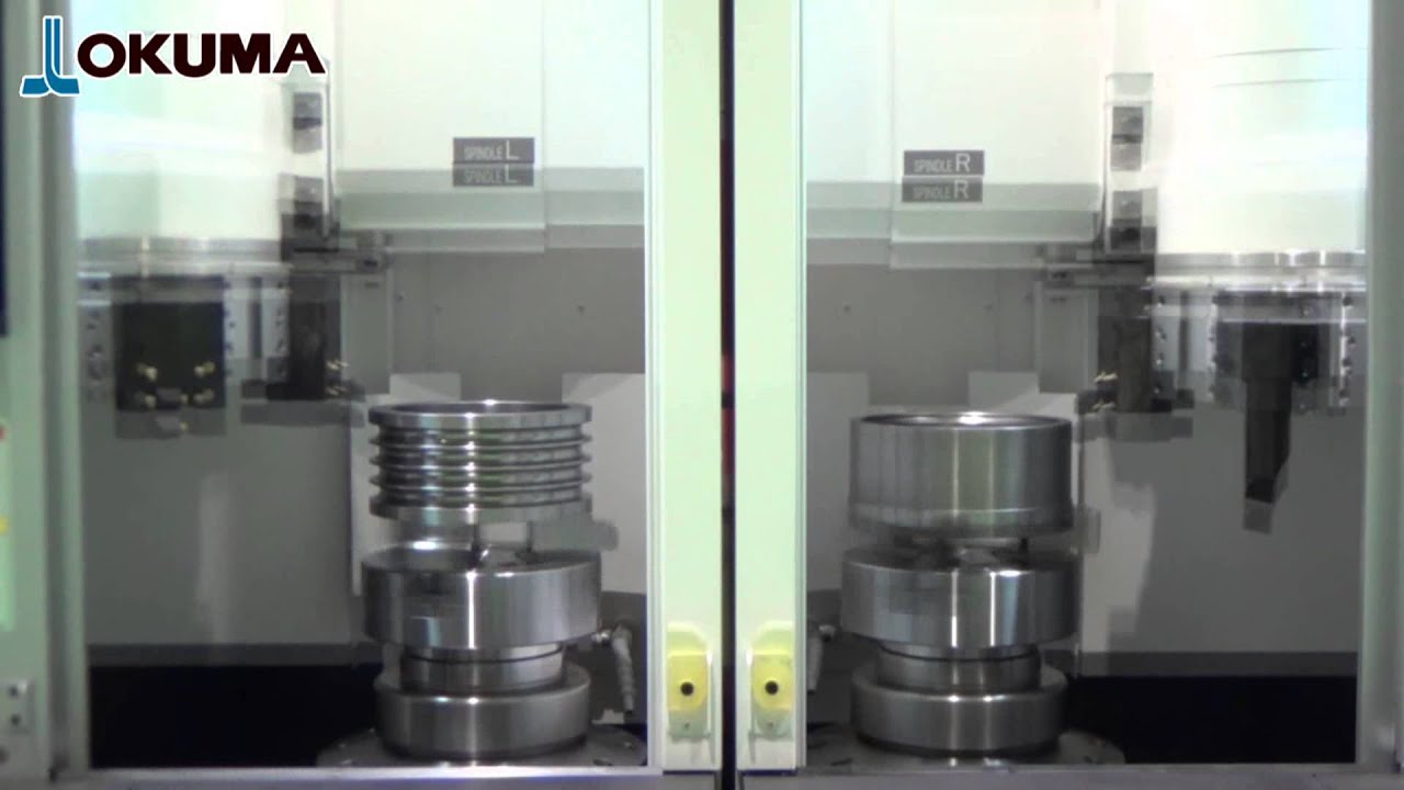 Vertical Twin-Spindle CNC Lathe　2SP-V40 【OKUMA CORPORATION JAPAN】