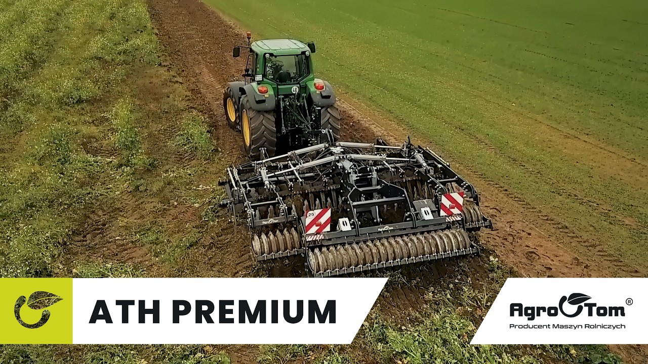 Brona talerzowa/Agregat talerzowy ATH PREMIUM marki AGRO-TOM