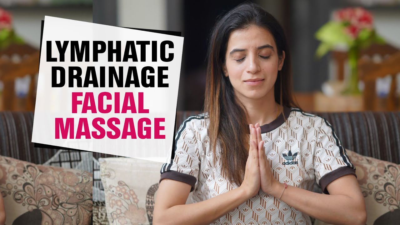 Facial Massage for Lymphatic Drainage, Glowing Skin, and Face lift | Fit Tak