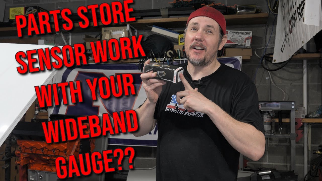 Will a parts store Wideband sensor work with your Gauge or EFI?!