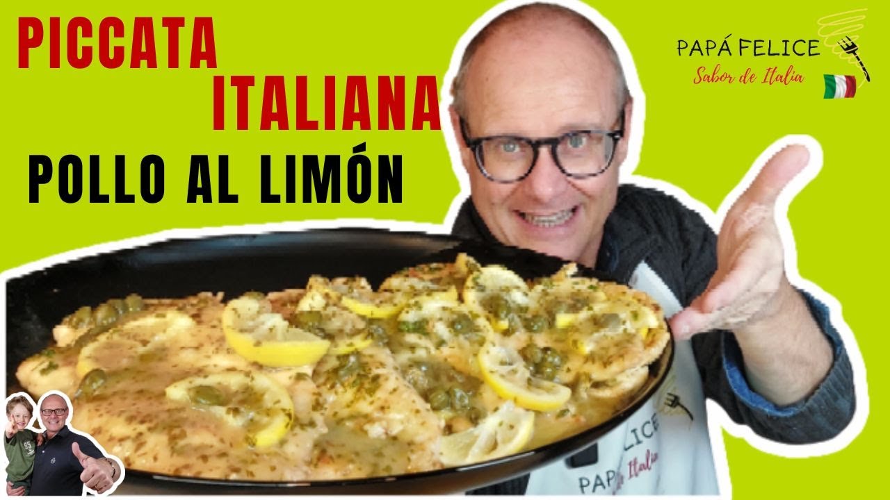 🇮🇹 PASO a PASO Piccata de Pollo al Limón. ¡El más comido en el Extranjero!