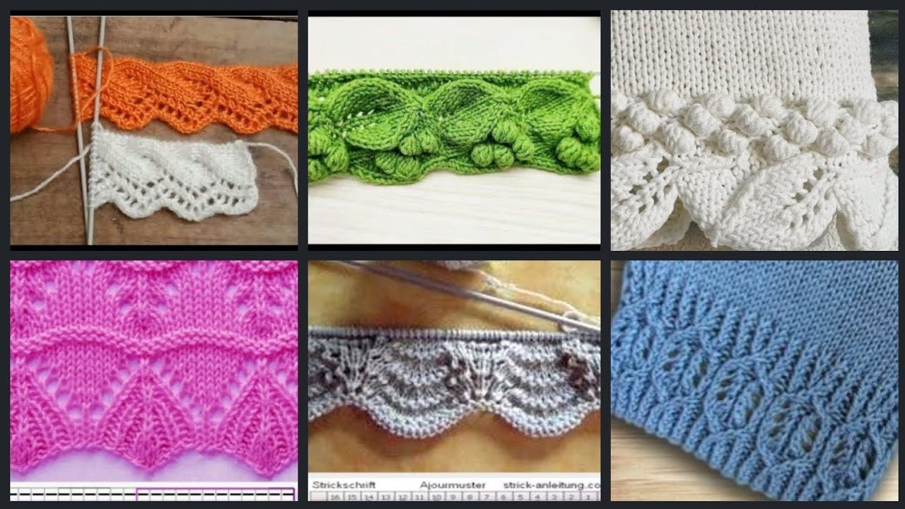 Border ki border bunai design //sweater sleeve border design //knitting designs