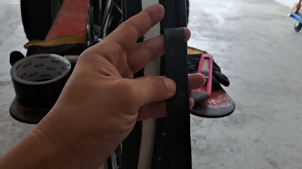 Suzuki VS 800DE Tubeless Conversion pt2
