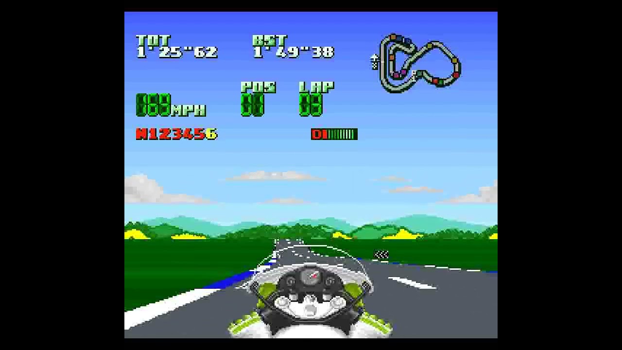 Kawasaki Superbike Challenge (SNES) - Full Run + Ending