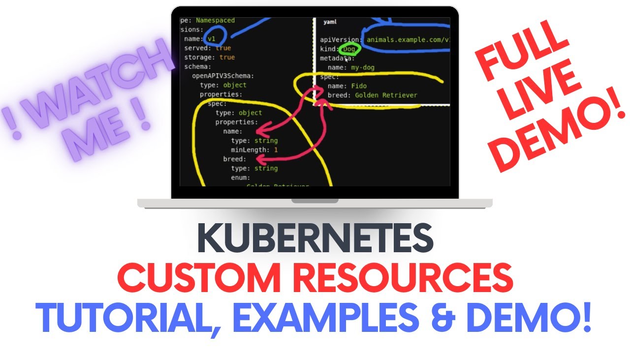 Kubernetes CUSTOM RESOURCES - Tutorial, Examples & Demo