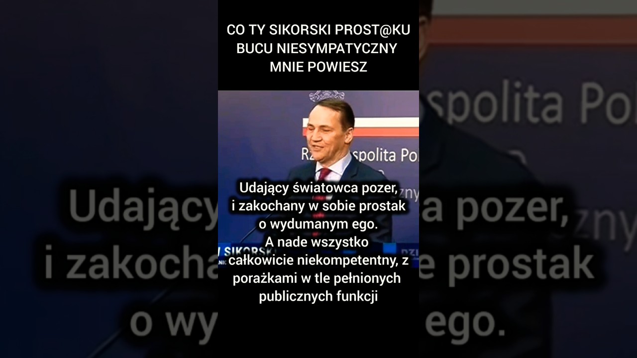 BUCNEGUJE REPARACJE DLA POLSKI JEST MINISTREM SPRAW ZAGRANICZNYCH #polish #shortvideo #poland