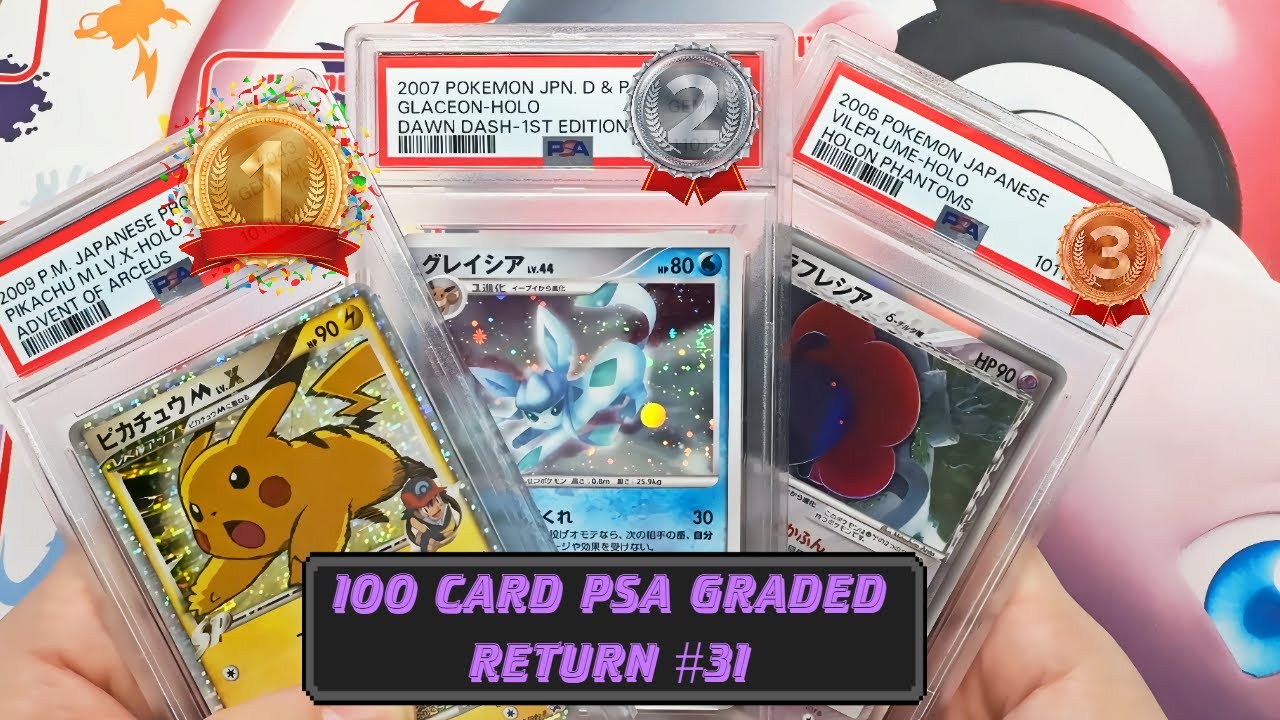 Pokémon 100 Card PSA Graded Return :#31 $1500 in Grading Fees HAPPY POKEMON DAY EVERYONE! ENJOY!!!!!