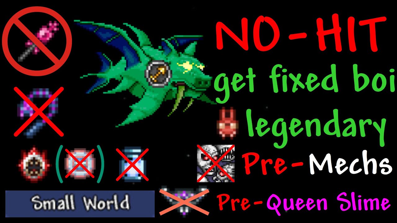 [ПЕРВЫЙ В МИРЕ] Рыброн до механических боссов и королевы слизней на легендарной сложности без урона