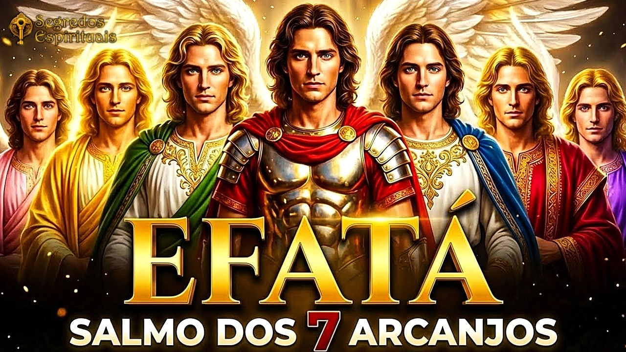 SALMO MILAGROSO AOS 7 ARCANJOS PODEROSOS ✨ TODOS QUE OUVIRAM TIVERAM SORTE E PROPERIDADE - EFATÁ!