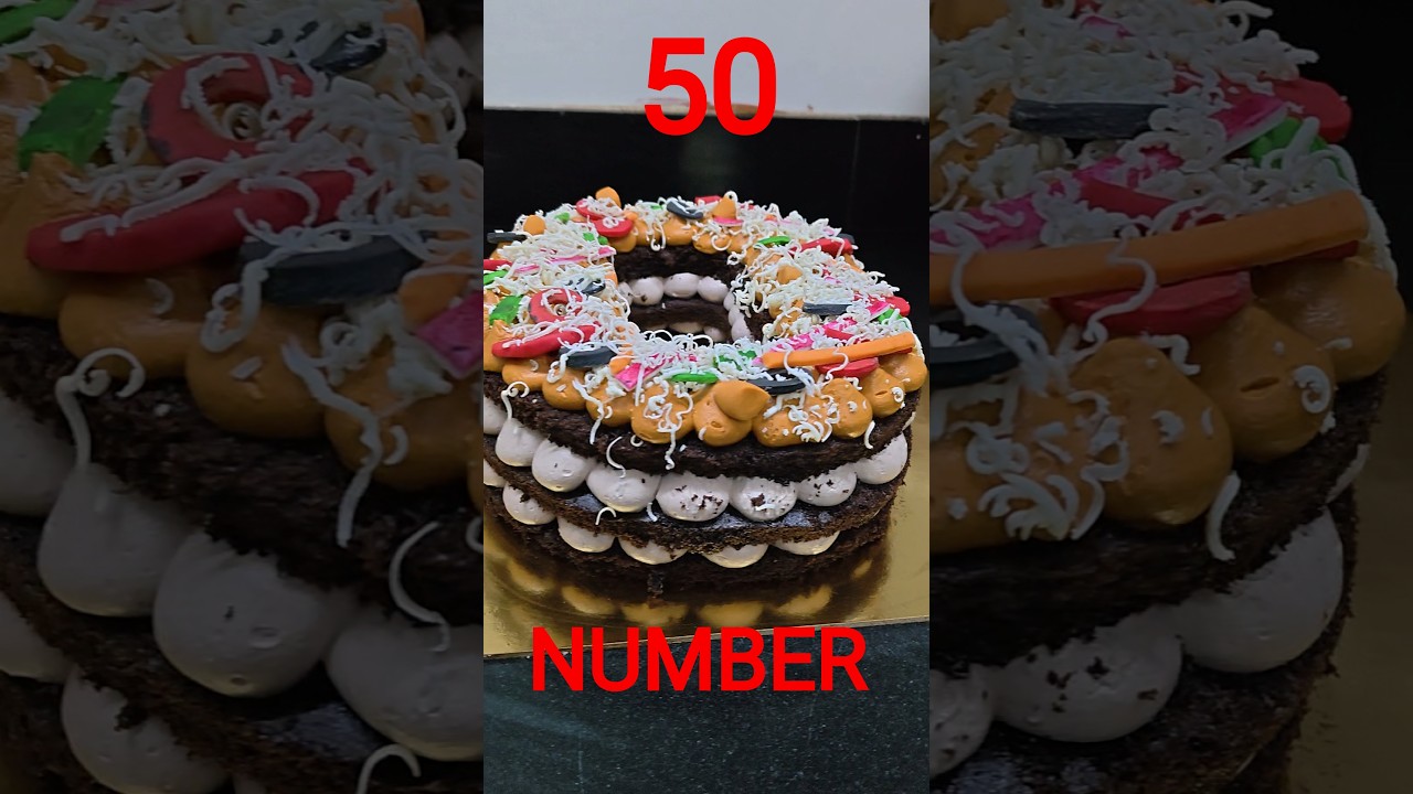50 Number Cake Sep Disin 