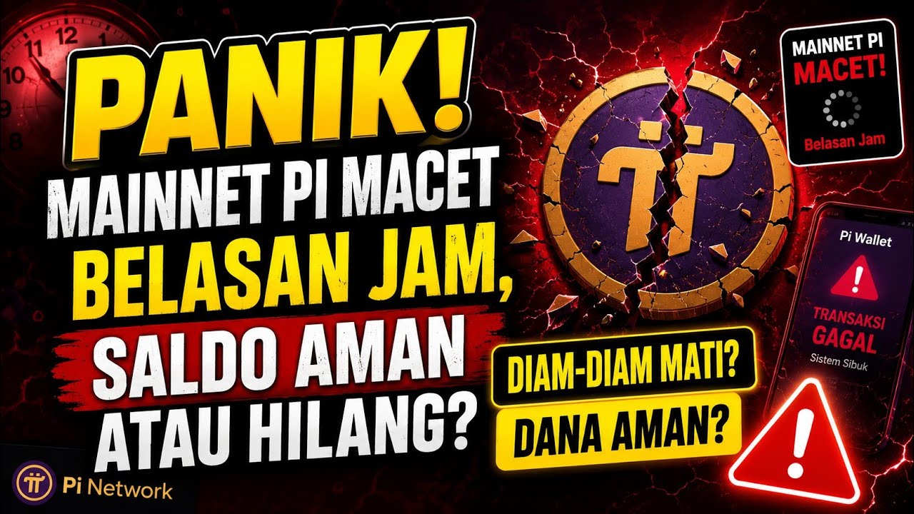 PINETWORK TERBARU~​PI NETWORK MATI TOTAL?! 13 JAM MAINNET DOWN TANPA KEJELASAN!
