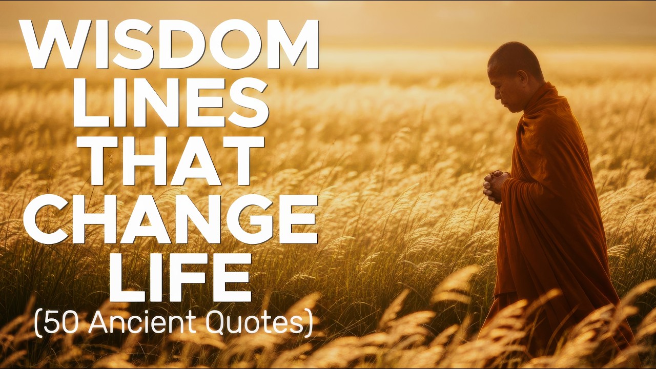 Stop Ignoring This Ancient Advice About Life_50 Timeless Buddha Wisdom Lines