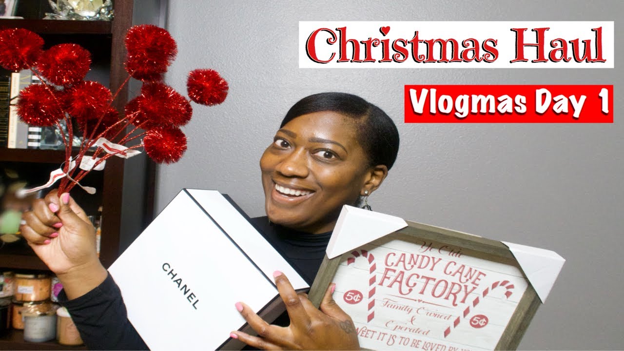 Christmas Decor Haul 2019 MY VERY FIRST VIDEO!
