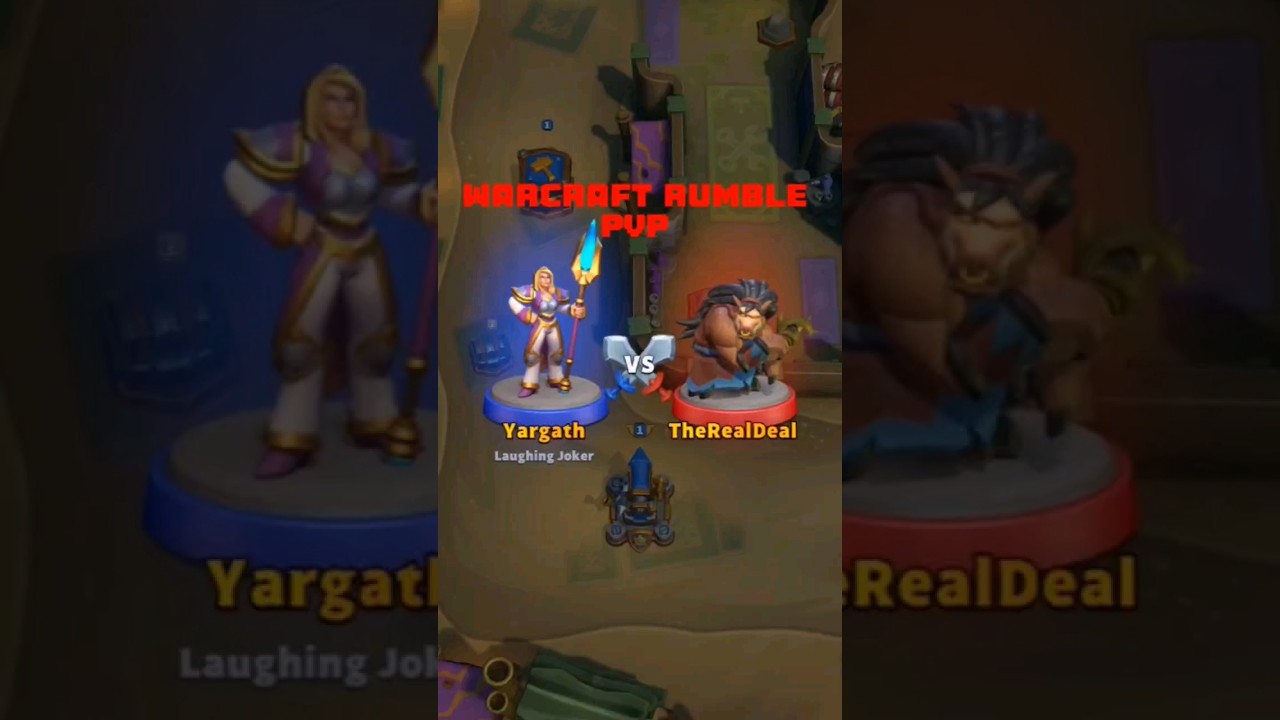 Warcraft Rumble PVP Jaina VS Charlga #warcraftrumble #gameplay #pvp #Jaina #Charlga #yargath