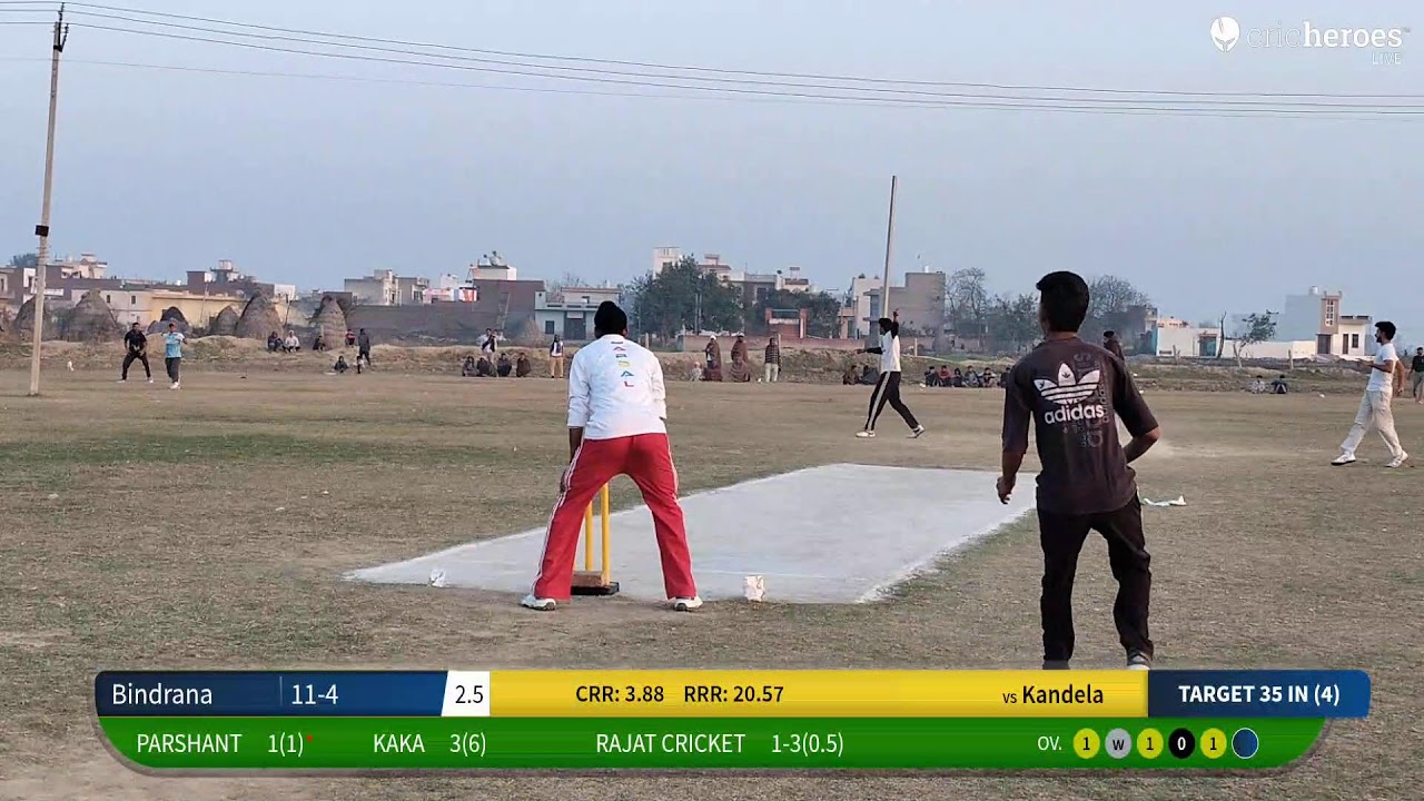 Kandela vs Bindrana live cricket match | Budhakhera Kaithal ( 2 Bharo Pool ) First Prize 21000 Seco