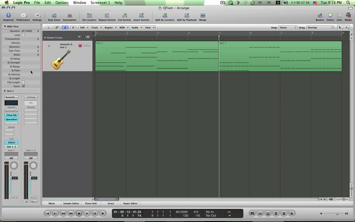 Logic Pro Lessons  #009 Q-Flam