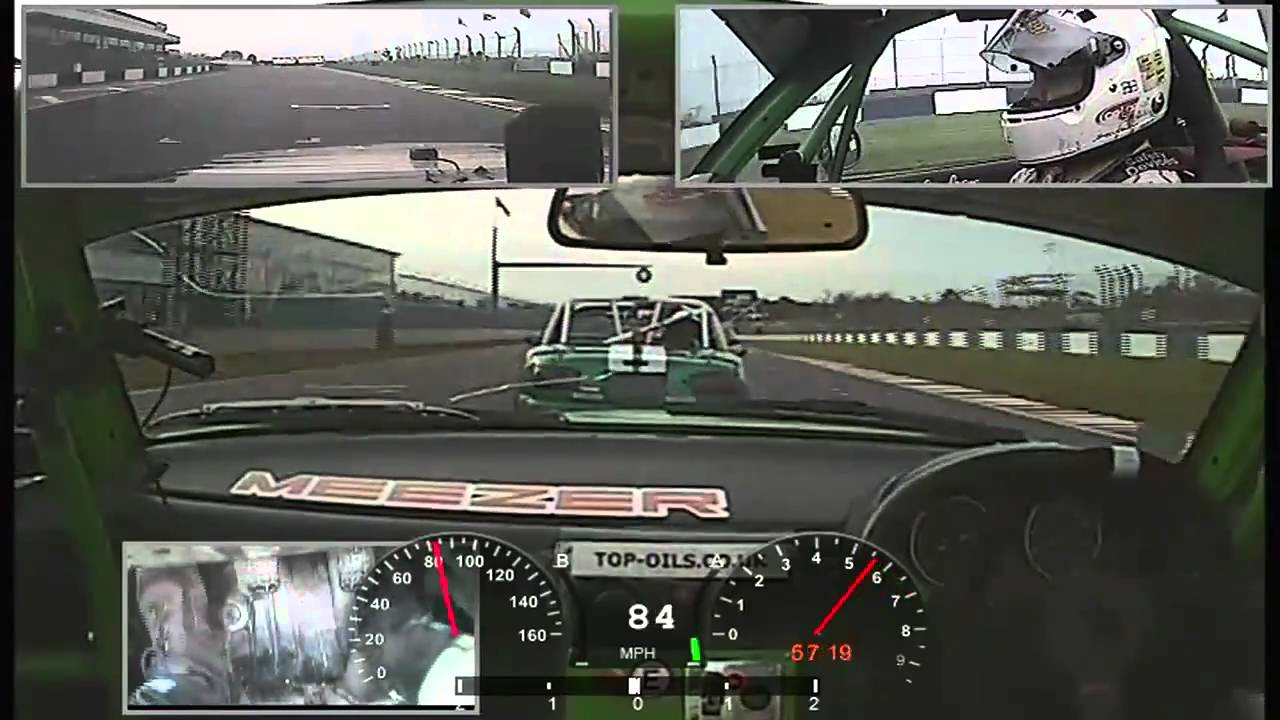 Onboard  MX5 Cup Donington Park Oct 2010 - Malcolm Edeson Race 3, Part 2