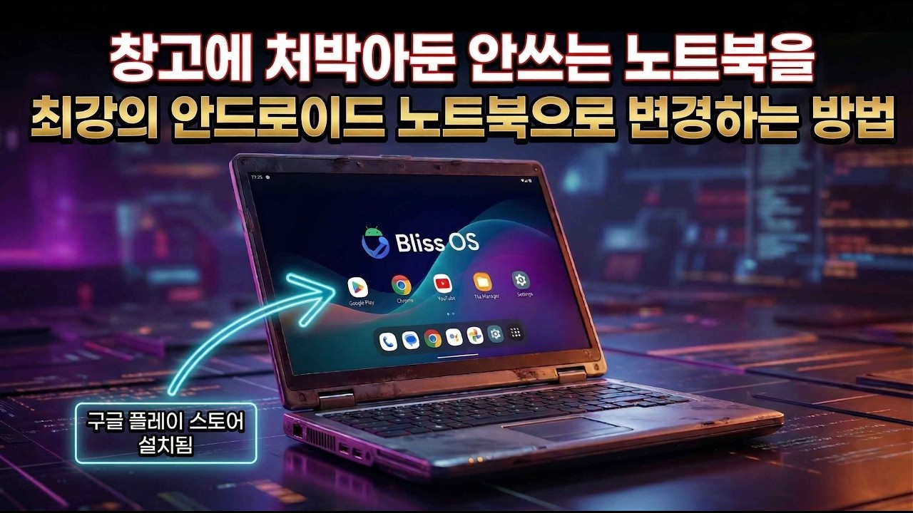 저사양 컴퓨터를 최강의 안드로이드 노트북으로 변신 시키는 방법