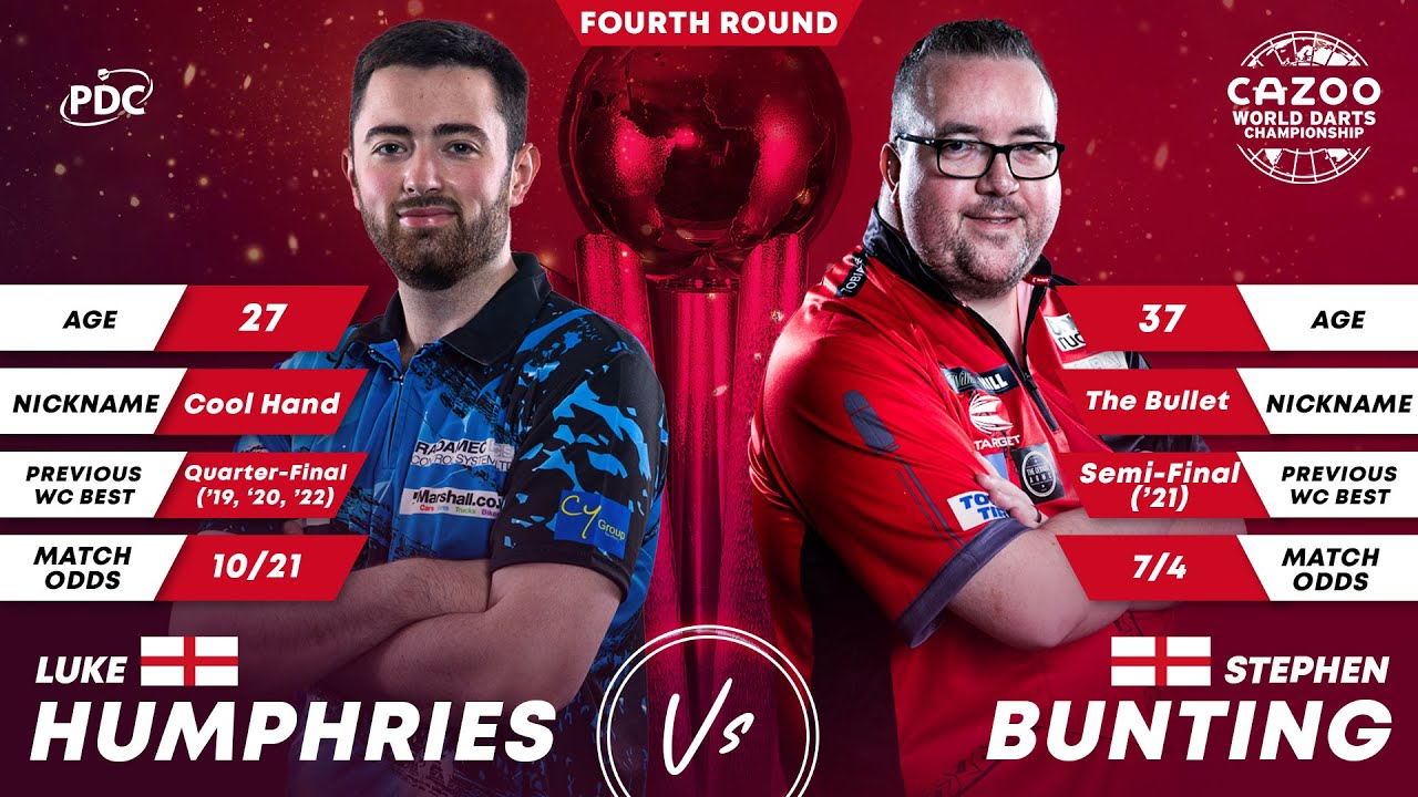 PDC World Darts Championship 2023 Last 16 Luke Humphries vs Stephen Bunting 2022 12 30 HUN