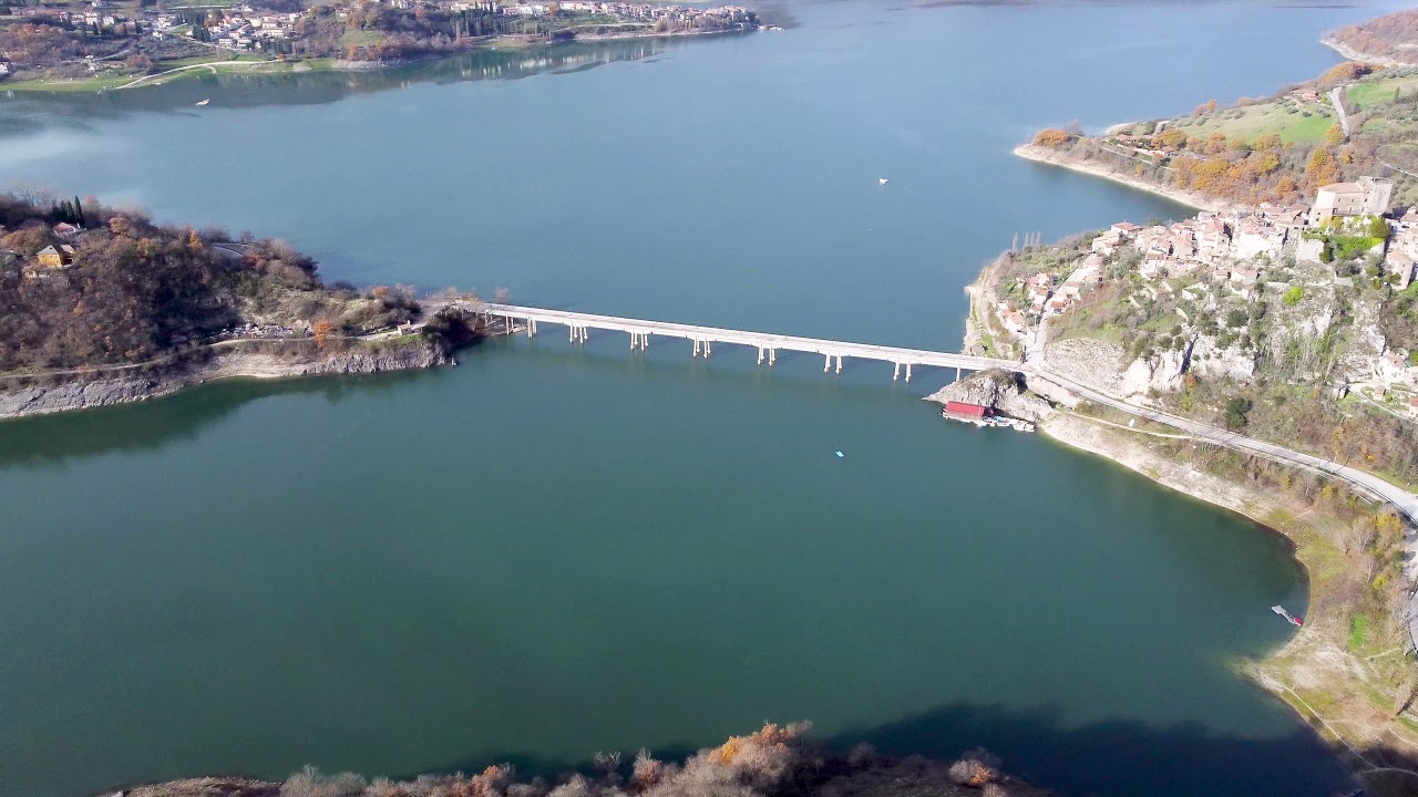 Lago del Turano con DJI Mini 2 ( Drone 4k MIni 2 )
