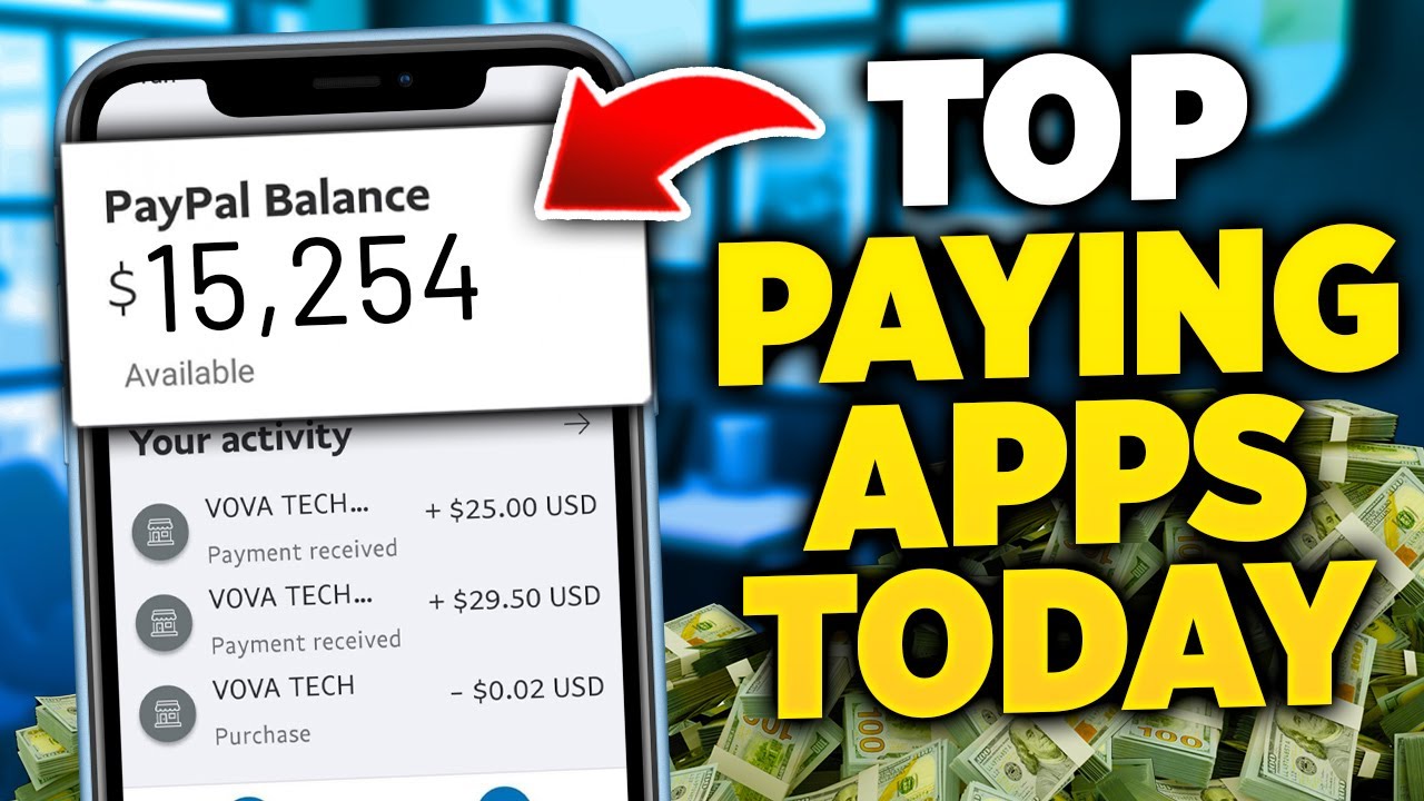 TOP 6 APPS THAT INSTANTLY PAY YOU FREE PAYPAL MONEY - WITHOUT WORK