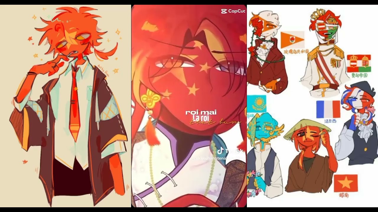 [tổng hợp tik tok Countryhumans] #15 Quốc trưởng à, ngài cười z rớt nết luôn wá🙂
