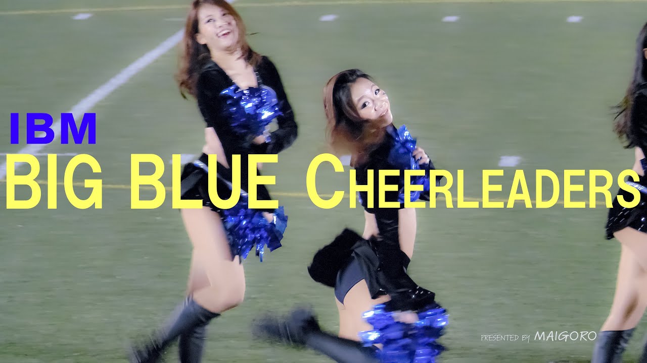 【X League】IBM BigBlue チアリーダー／ハーフタイムショー