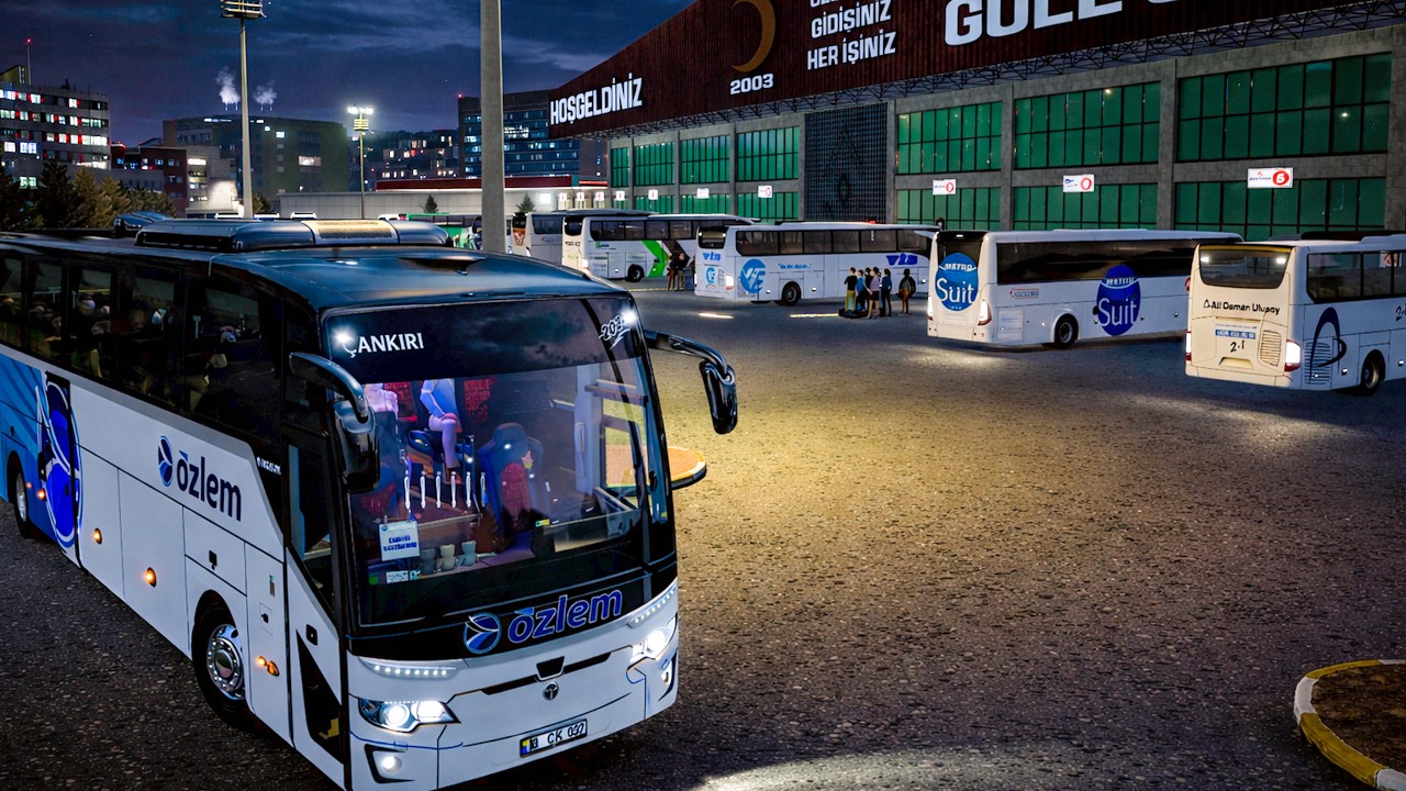 Yeni S&uuml;r&uuml;ş Kamerası | &Ouml;zlem Seyahat | &Ccedil;ankırı - Kastamonu Seferi | Temsa Maraton 2024 #ets2 #bus